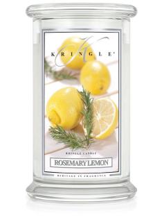 Kringle Candle Rosemary Lemon vonná sviečka veľká 2-knôtová (624 g)