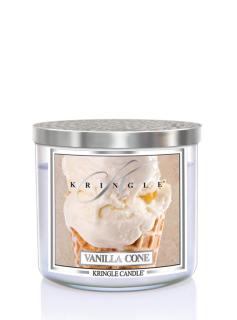 Kringle Candle TUMBLER Vanilla Cone 3-knôtová vonná sviečka 411g