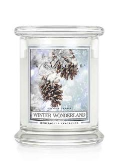 Kringle Candle Winter Wonderland vonná sviečka stredná 2-knôtová (411 g)