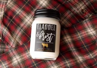 MILKHOUSE CANDLE Flannel & Frost vonná sviečka Farmhouse Jar (368 g)