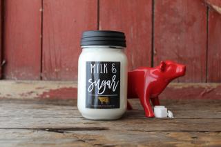MILKHOUSE CANDLE Milk & Sugar vonná sviečka Farmhouse Jar (368 g)