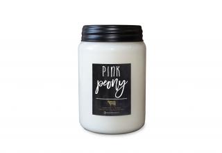 MILKHOUSE CANDLE Pink Peony vonná sviečka Farmhouse Jar (737 g)