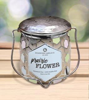 MILKHOUSE CANDLE Prairie Flower vonná sviečka BUTTER JAR 2-knôtová (454 g)