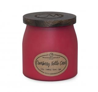 MILKHOUSE CANDLE Sentiments Cranberry Kettle Corn vonná sviečka BUTTER JAR 2-knôtová (454 g)
