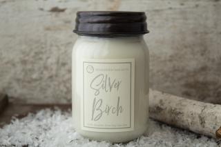 MILKHOUSE CANDLE Silver Birch vonná sviečka Farmhouse Jar (368 g)