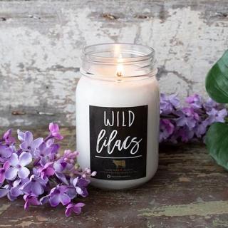 MILKHOUSE CANDLE Wild Lilacs vonná sviečka Farmhouse Jar (368 g)
