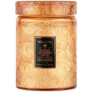 Voluspa Japonica Holiday Spiced Pumpkin Latte Large Jar vonná sviečka (18 oz / 510g)