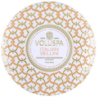 Voluspa Maison Blanc Italian Bellini 3 Wick Tin vonná sviečka 340g