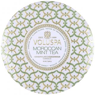 Voluspa Maison Blanc Moroccan Mint 3 Wick Tin vonná sviečka 340g