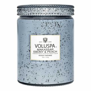 Voluspa Vermeil Makassar Ebony & Peach Large Jar vonná sviečka (18oz / 510g)