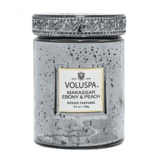 Voluspa Vermeil Makassar Ebony & Peach Small Jar vonná sviečka (5.5oz / 156g)