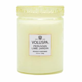 Voluspa Vermeil Peruvian Lime Jardin Small Jar vonná sviečka (5.5oz / 156g)