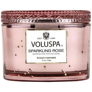 Voluspa Vermeil Sparkling Rose vonná sviečka v darčekovom balení (11oz / 312g)