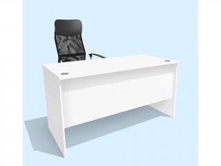 Kancelársky stôl Alfa 83 farba lamina: biela 113
