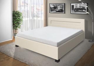 Luxusná posteľ Mia 120x200 cm Barva: eko sivá, úložný priestor: ano