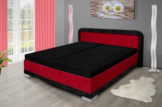 Manželská posteľ s úložným priestorom JARO 200x160 Barva: bordó