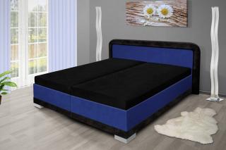 Manželská posteľ s úložným priestorom JARO 200x180 Barva: Modrá