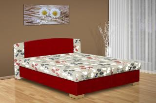 Manželská posteľ s úložným priestorom Kamila farba čalounění: bordo/53874-1178