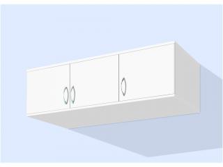 Nástavec na skříň Alfa 30 farba lamina: biela 113