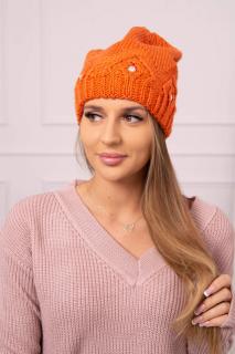 Dámska čiapka Farba: Oranžová