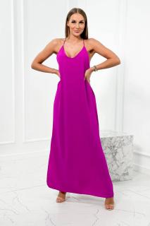 Dámske šaty dlhé Farba: Tmavá fialová