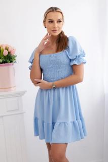 Dámske šaty volánové Farba: Svetlá modrá