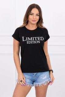 Dámske tričko s nápisom LIMITED EDITION UNI 1: UNI Čierna