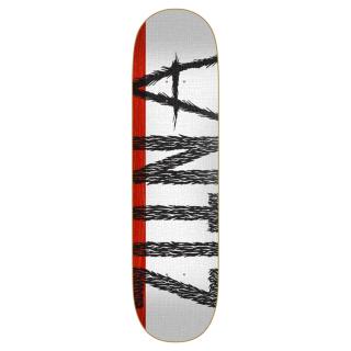 ANTIZ BIG SCRIPT WHITE/RED 8.125"