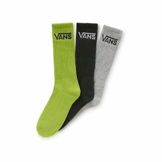 Balenie 3 párov rôznofarebných ponožiek VANS CLASSIC CREW SOCKS MOUNTAIN VIEW Veľkosť: 39-42, Farba: Zelená