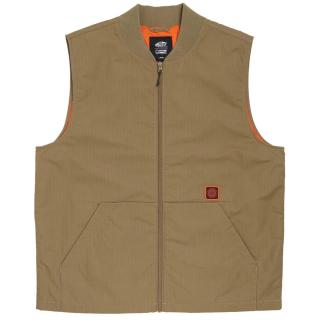 Béžová vesta VANS X SPITFIRE VEST GHOTIC OLIVE Veľkosť: L, Farba: Béžová