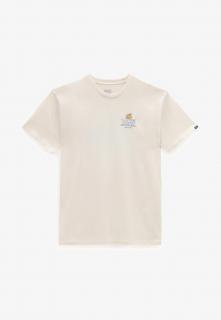 Béžové tričko VANS OC GROWN SS ANTIQUE WHITE Veľkosť: XL, Farba: Biela