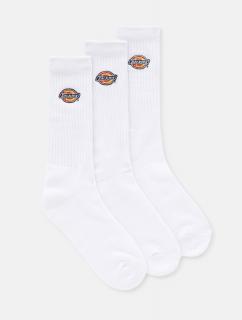 Biele ponožky DICKIES VALLEY GROVE SOCKS WHITE Veľkosť: 39-42