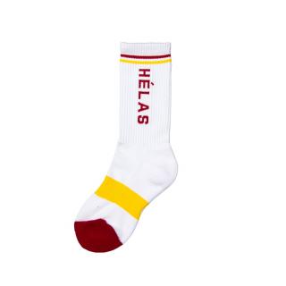 Biele ponožky HÉLAS SOCKS WHITE Veľkosť: 39-42