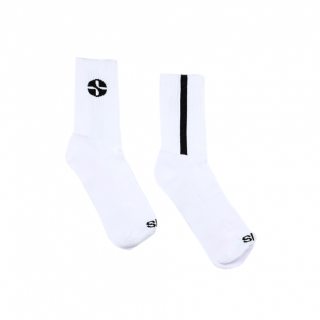 Biele ponožky SID VERT SOCKS WHITE Veľkosť: 39-42, Farba: Biela