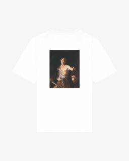 Biele tričko MÉTRONOME. DAVID & GOLIATH TEE WHITE Veľkosť: XL, Farba: Biela