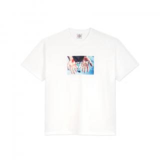 Biele tričko POLAR SKATE CO. COMMITMENT TEE WHITE Veľkosť: L, Farba: Biela