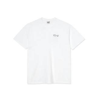 Biele tričko POLAR SKATE CO. COWBOY COP TEE WHITE Veľkosť: XL, Farba: Biela