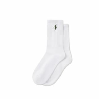 Biele tričko POLAR SKATE CO. NO COMPLY SOCKS WHITE/ARMY GREEN Veľkosť: 39-42