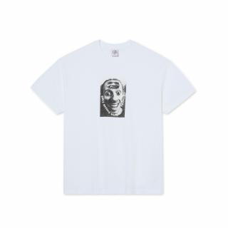 Biele tričko POLAR SKATE CO. TRAPPED INSIDE TEE WHITE Veľkosť: XL, Farba: Biela