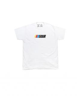 Biele tričko SOUR SOURCAR TEE WHITE Veľkosť: L, Farba: Čierna