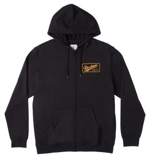 Čierna mikina na zips DC CLASSIC ZIP-UP HOODIE BLACK | TheChillstore.eu Veľkosť: XL, Farba: Čierna