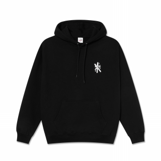 Čierna mikina POLAR SKATE CO. COSMIC DAVE HOODIE BLACK Veľkosť: L, Farba: Čierna