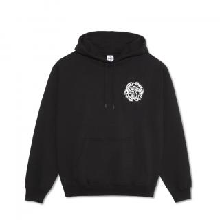 Čierna mikina POLAR SKATE CO. HIJACK HOODIE BLACK Veľkosť: M, Farba: Čierna