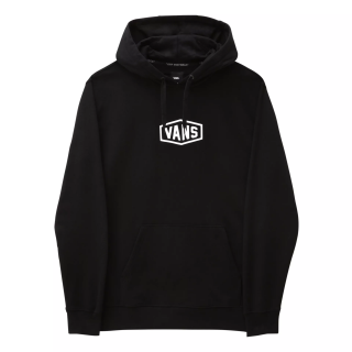 Čierna mikina VANS CHECKERBOARD RESEARCH HOODIE BLACK Veľkosť: XL, Farba: Čierna