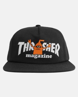 Čierna šiltovka THRASHER X TOY MACHINE SNAPBACK BLACK