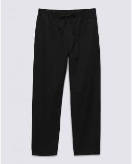 Čierne nohavice VANS RANGE BAGGY TAPERED ELASTIC WAIST PANT BLACK Veľkosť: L, Farba: Čierna