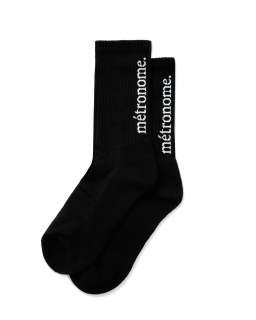 Čierne ponožky MÉTRONOME. SINGLE SOCKS BLACK Veľkosť: 38-41, Farba: Čierna