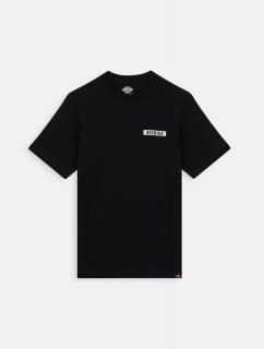 Čierne tričko DICKIES BAKER CITY TEE BLACK Veľkosť: XL, Farba: Čierna