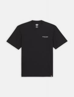 Čierne tričko DICKIES WAKEFIELD TEE BLACK Veľkosť: XL, Farba: Čierna