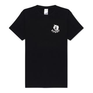 Čierne tričko RIPNDIP SKELLY NERM SMOKES TEE BLACK Veľkosť: L, Farba: Čierna